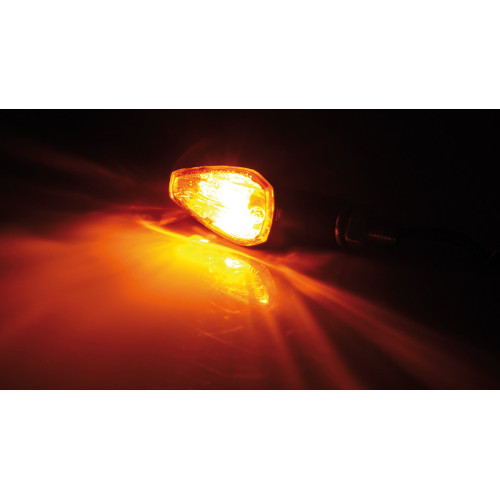 Intermitente HIGHSIDER smart Peak - cristal naranja - homologado E - Pareja