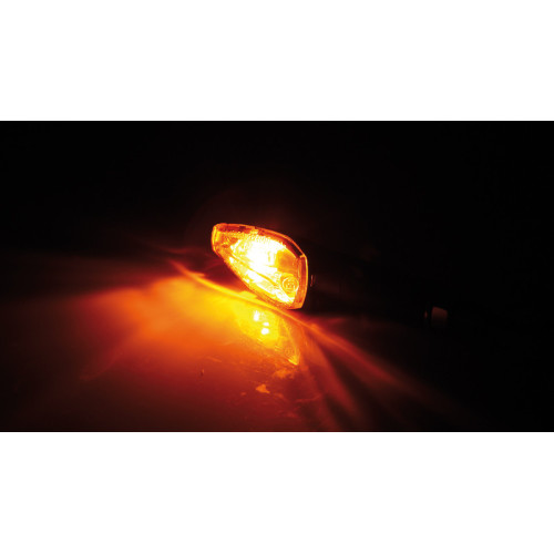 Intermitente HIGHSIDER smart Peak - cristal naranja - homologado E - Pareja
