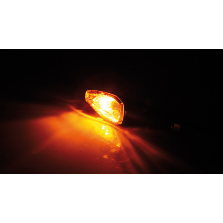 Intermitente HIGHSIDER smart Peak - cristal naranja - homologado E - Pareja