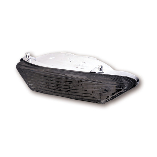 Piloto trasero LED HIGHSIDER smart estilo Honda - cristal ahumado - homologado E - 1 pieza