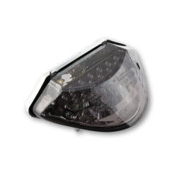 Piloto trasero LED HIGHSIDER smart estilo Honda - cristal ahumado - homologado E - 1 pieza 2