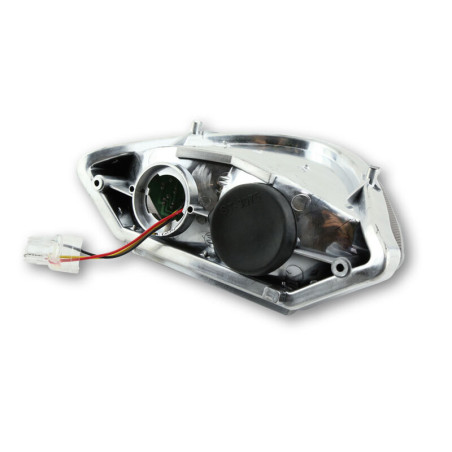 Piloto trasero LED HIGHSIDER smart estilo Honda - cristal ahumado - homologado E - 1 pieza