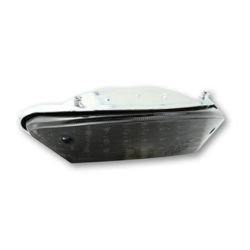 Piloto trasero LED HIGHSIDER smart estilo Honda - cristal ahumado - homologado E - 1 pieza