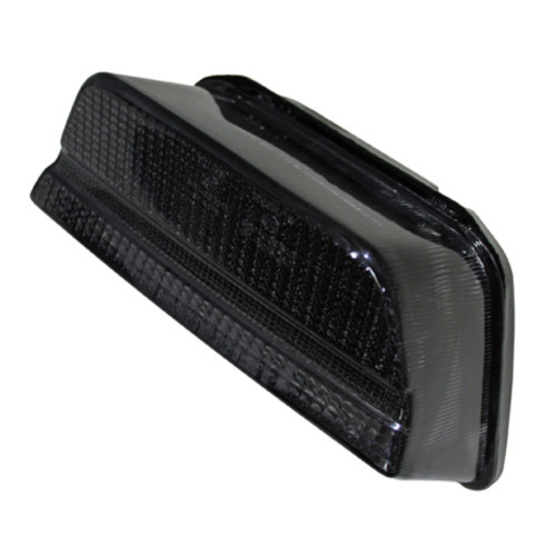 Piloto trasero LED HIGHSIDER smart estilo Kawasaki - cristal ahumado - homologado E - 1 pieza