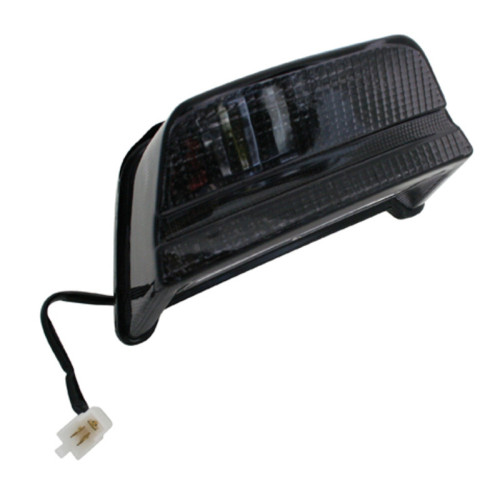 Piloto trasero LED HIGHSIDER smart estilo Kawasaki - cristal ahumado - homologado E - 1 pieza