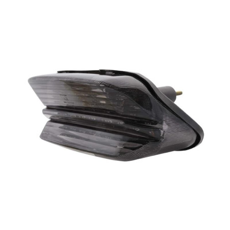 Piloto trasero LED HIGHSIDER smart estilo Yamaha - cristal ahumado - homologado E - 1 pieza