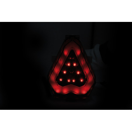 Piloto trasero LED HIGHSIDER smart estilo Yamaha - homologado E - 1 pieza
