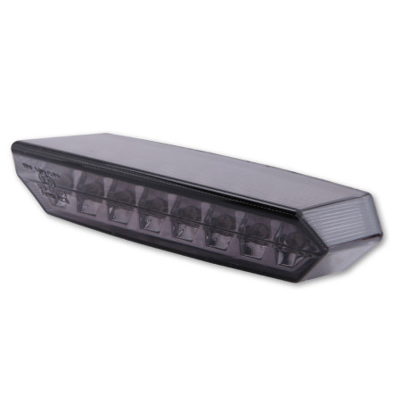 Piloto trasero LED HIGHSIDER smart Boston - cristal ahumado - homologado E - 1 pieza