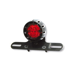 Piloto trasero LED HIGHSIDER smart Miles - cristal rojo - homologado E - 1 pieza