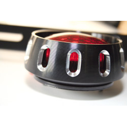 Piloto trasero LED HIGHSIDER smart Miles - cristal rojo - homologado E - 1 pieza 2
