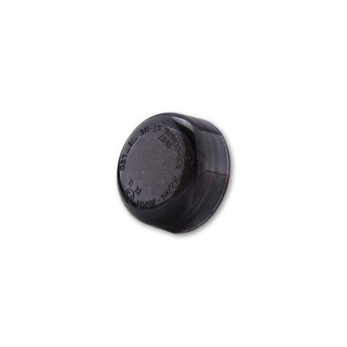 Piloto trasero LED HIGHSIDER smart Micro Disc - cristal ahumado - homologado E - 1 pieza