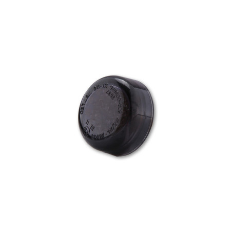 Piloto trasero LED HIGHSIDER smart Micro Disc - cristal ahumado - homologado E - 1 pieza