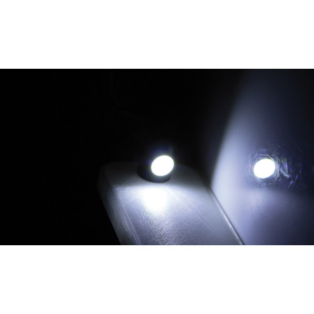 Luz de matrícula LED HIGHSIDER smart - negro - 1 pieza