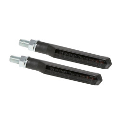 Intermitente secuencial LED HIGHSIDER smart Run-TS - cristal ahumado - homologado E - Pareja