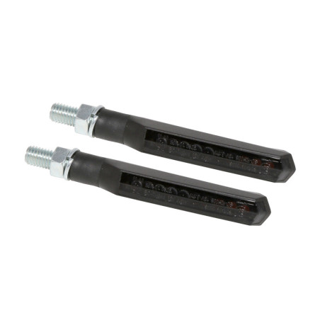 Intermitente secuencial LED HIGHSIDER smart Run-TS - cristal ahumado - homologado E - Pareja