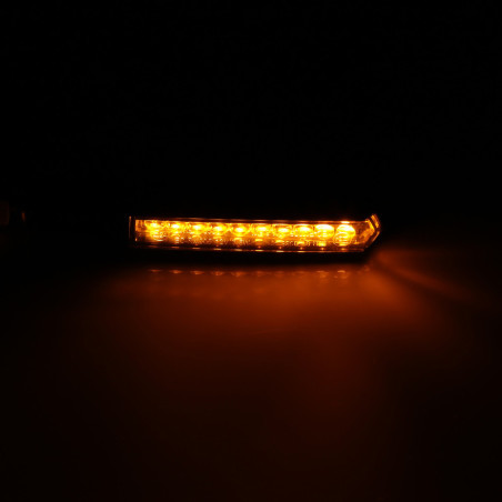 Intermitente secuencial LED HIGHSIDER smart Run-TS - cristal ahumado - homologado E - Pareja