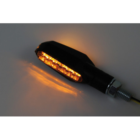 Intermitente LED HIGHSIDER smart Multiface - cristal ahumado - homologado E - Pareja