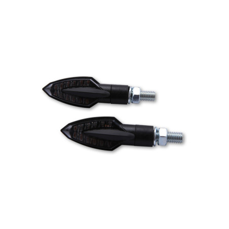 Intermitente LED HIGHSIDER smart Vinci - cristal ahumado - homologado E - Pareja