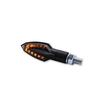 Intermitente LED HIGHSIDER smart Vinci - cristal ahumado - homologado E - Pareja