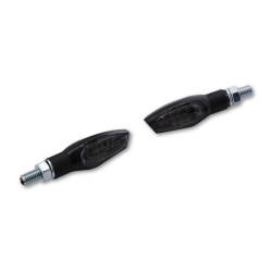 Intermitente LED HIGHSIDER smart Nova - cristal ahumado - homologado E - Pareja