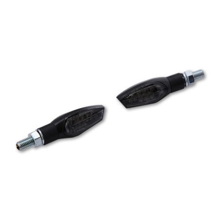 Intermitente LED HIGHSIDER smart Nova - cristal ahumado - homologado E - Pareja