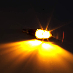 Intermitente LED HIGHSIDER smart Shield-TS - cristal ahumado - homologado E - Pareja 2