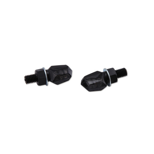 Intermitente LED HIGHSIDER smart Tiny - cristal ahumado - homologado E - Pareja