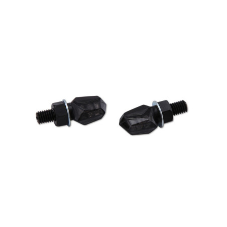Intermitente LED HIGHSIDER smart Tiny - cristal ahumado - homologado E - Pareja