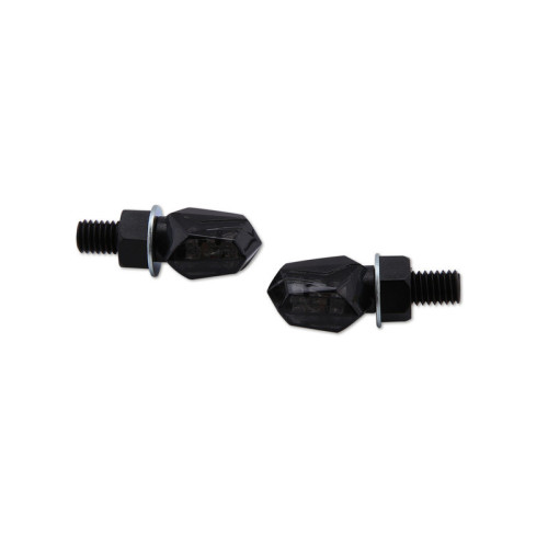 Intermitente LED HIGHSIDER smart Tiny - cristal ahumado - homologado E - Pareja