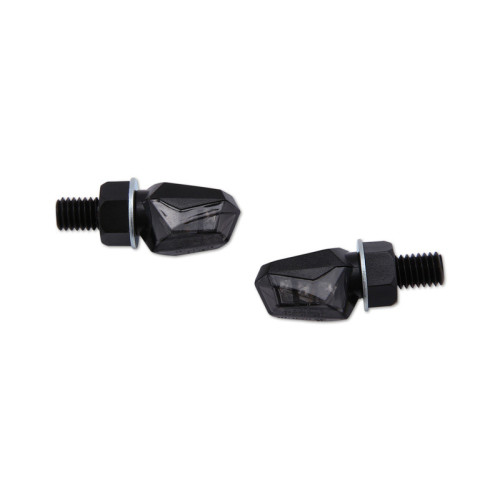 Intermitente LED HIGHSIDER smart Tiny - cristal ahumado - homologado E - Pareja