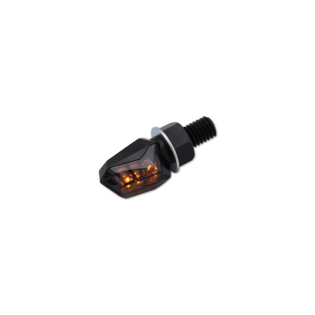 Intermitente LED HIGHSIDER smart Tiny - cristal ahumado - homologado E - Pareja