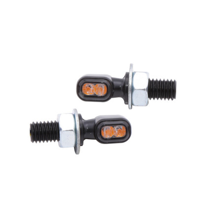 Intermitente LED HIGHSIDER smart Vision-TS - cristal ahumado - homologado E - Pareja