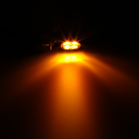 Intermitente LED HIGHSIDER smart Vision-TS - cristal ahumado - homologado E - Pareja