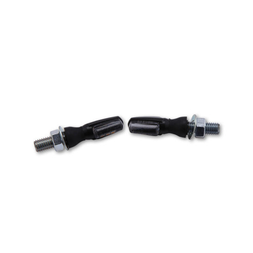 Intermitente/luz de posición LED HIGHSIDER smart Spark 2in1 - cristal ahumado - homologado E - Pareja