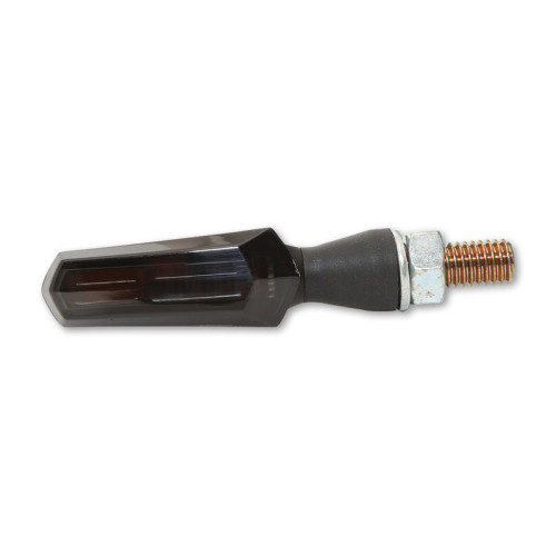 Intermitente LED HIGHSIDER smart Scuro - cristal ahumado - homologado E - Pareja