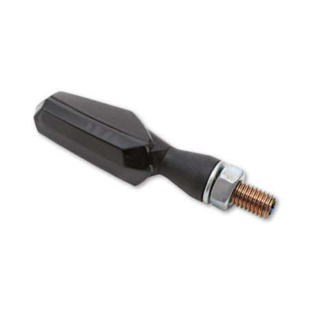 Intermitente LED HIGHSIDER smart Scuro - cristal ahumado - homologado E - Pareja