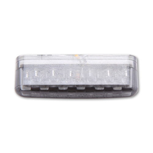 Intermitente LED HIGHSIDER smart Shorty - cristal ahumado - homologado E - Pareja