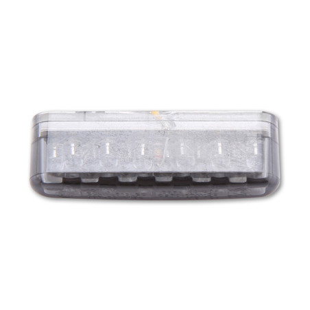 Intermitente LED HIGHSIDER smart Shorty - cristal ahumado - homologado E - Pareja