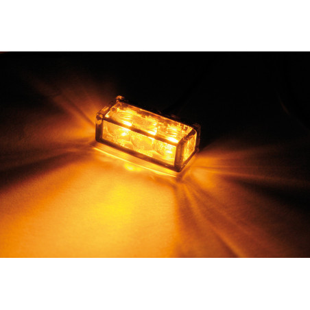 Intermitente LED HIGHSIDER smart Cube-H - cristal ahumado - homologado E - Pareja