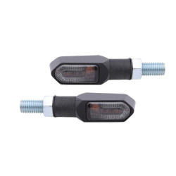 Intermitente LED HIGHSIDER smart Namiko-TS - cristal ahumado - homologado E - Pareja