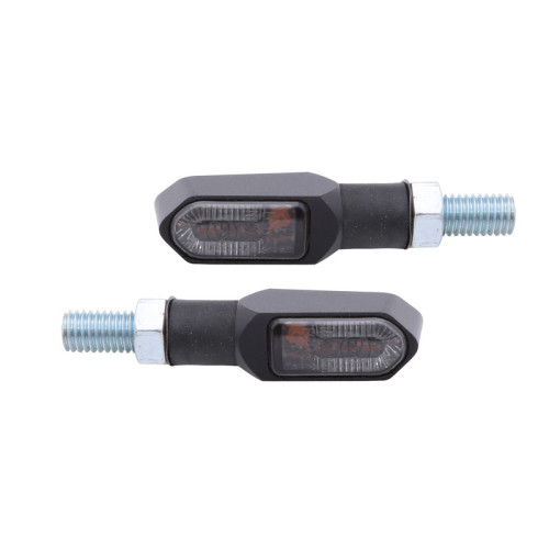 Intermitente LED HIGHSIDER smart Namiko-TS - cristal ahumado - homologado E - Pareja