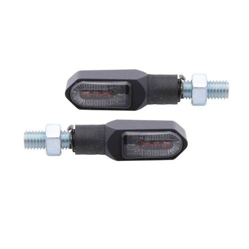 Intermitente/luz de posición LED HIGHSIDER smart Namiko-TS 2in1 - cristal ahumado - homologado E - Pareja