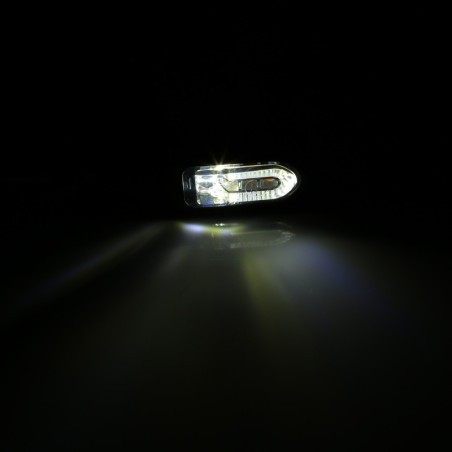 Intermitente/luz de posición LED HIGHSIDER smart Namiko-TS 2in1 - cristal ahumado - homologado E - Pareja