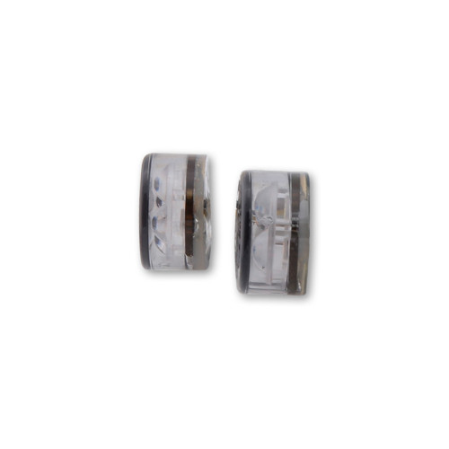 Intermitente/luz de posición LED HIGHSIDER smart Module Sixteen 2in1 - cristal ahumado - homologado E - Pareja