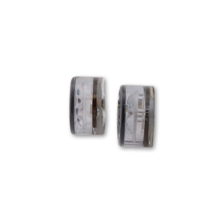 Intermitente/luz de posición LED HIGHSIDER smart Module Sixteen 2in1 - cristal ahumado - homologado E - Pareja
