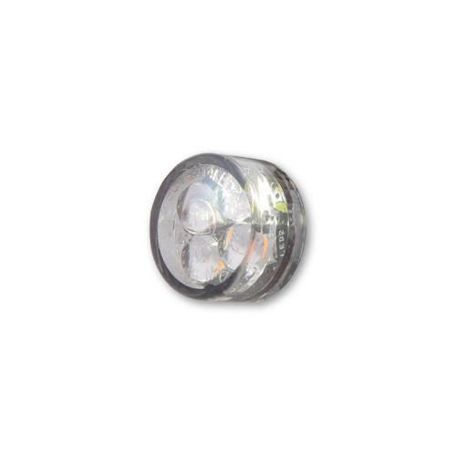 Intermitente/luz de posición LED HIGHSIDER smart Module Sixteen 2in1 - cristal ahumado - homologado E - Pareja