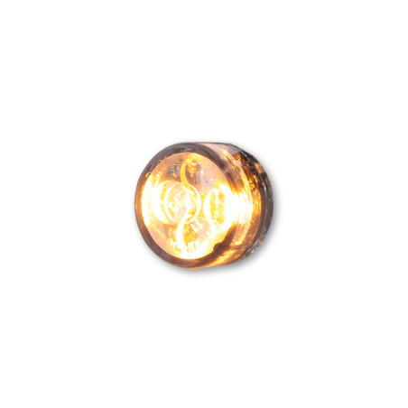Intermitente/luz de posición LED HIGHSIDER smart Module Sixteen 2in1 - cristal ahumado - homologado E - Pareja