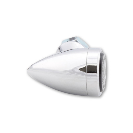 Intermitente LED HIGHSIDER smart Sixteen Bullet - cristal ahumado - homologado E - Pareja