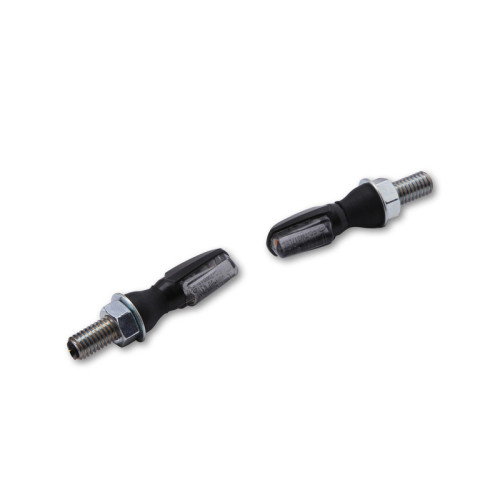 Piloto trasero/intermitente LED HIGHSIDER smart Spark 3in1 - cristal ahumado - homologado E - Pareja