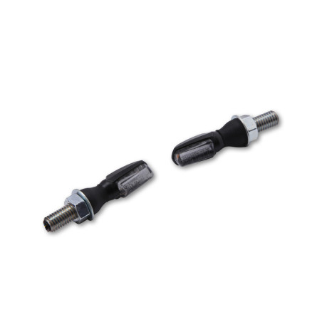 Piloto trasero/intermitente LED HIGHSIDER smart Spark 3in1 - cristal ahumado - homologado E - Pareja